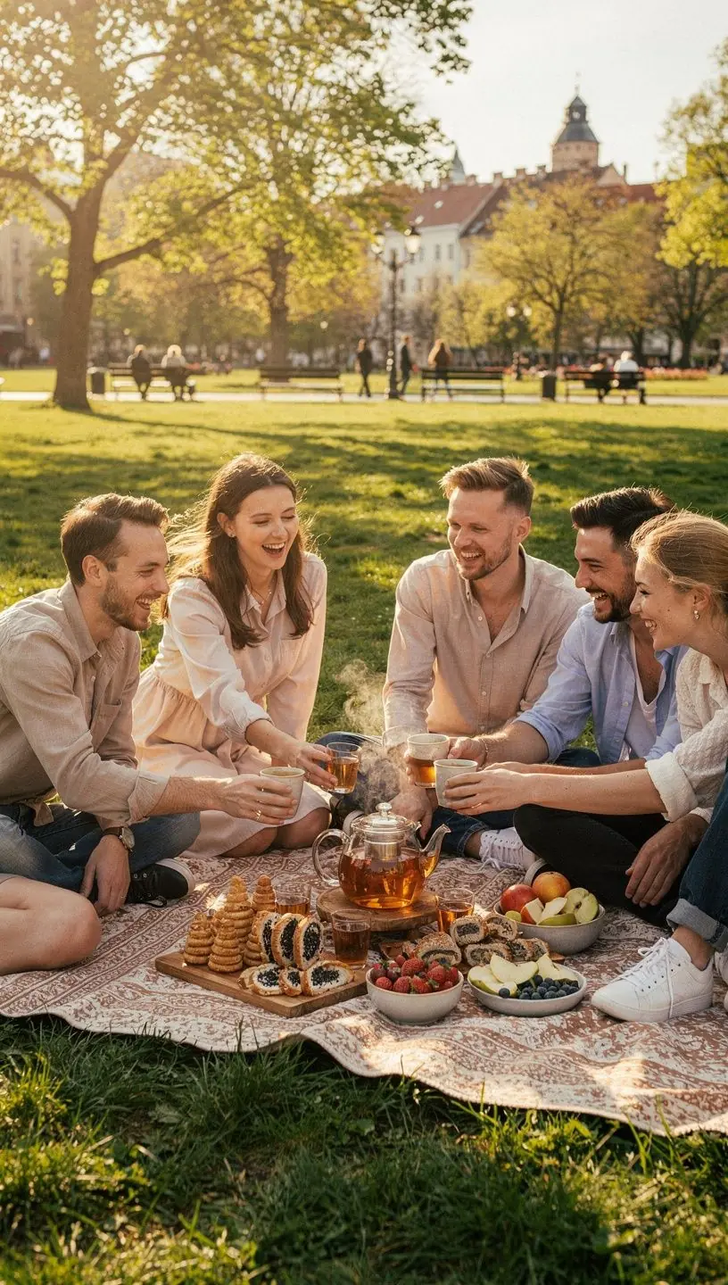 Puodelis aromatingos arbatos, paruoštos iš adaptogeninių ingredientų, siekiant palaikyti sveiką kraujo spaudimą.